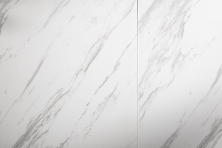 Masa dining extensibila cu blat din ceramica Prometheus 180-260 cm, alb-gri [8]