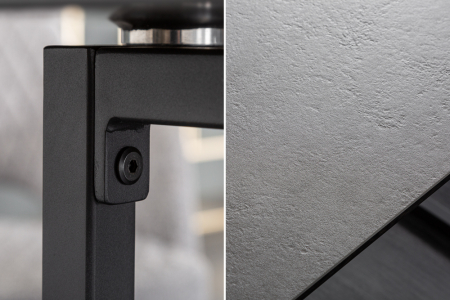 Masa dining cu blat din ceramica Symbiose 200 cm, gri [7]