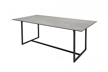 Mese bucatarie & dining - Masa dining cu blat din ceramica Symbiose 200 cm, gri