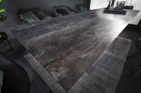 Masă dining extensibilă gri închis cu blat de ceramică Eternity, 180-225 cm [3]