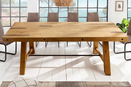 Masa dining Finca din lemn masiv de pin, 240 cm [6]