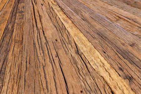 Masa dining rotunda Barracuda cu blat din lemn masiv de tec, 140 cm [3]