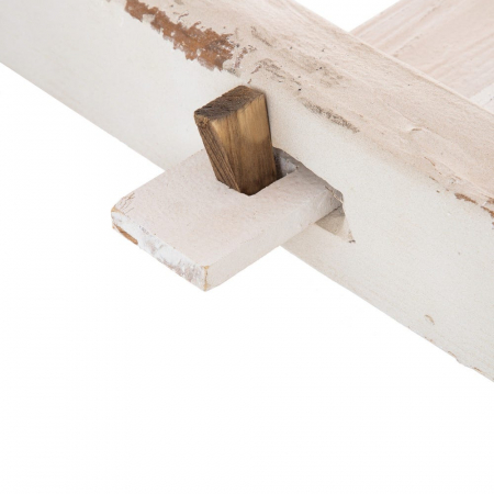 Masă dining WHITE-NATURAL din lemn de brad 200 X 90 X 76 CM [3]