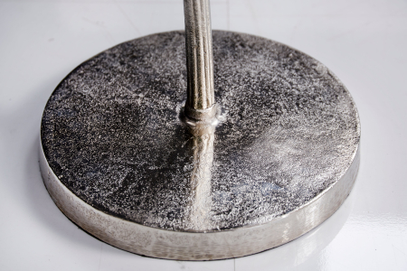 Masă laterală ABSTRACT LEAF 40cm argintie [5]