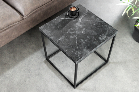 Masă laterală ARCHITECTURE 45cm marmură antracit [2]