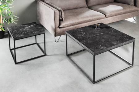 Masă laterală ARCHITECTURE 45cm marmură antracit [3]