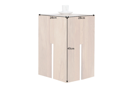 Măsuță auxiliară CASTLE 45 cm stejar sălbatic [6]