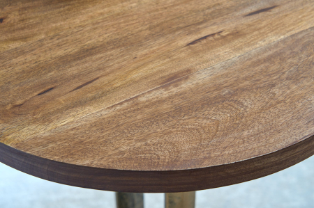 Masă laterală ELEGANCE 60cm blat din lemn de mango [4]