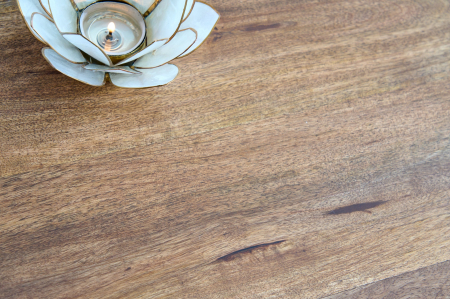 Masă laterală ELEGANCE 60cm blat din lemn de mango [3]