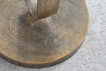 Masă laterală ELEGANCE 60cm blat marmură albă [5]