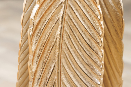 Masă laterală FEATHER 65cm aurie,sticlă securizată 7mm [5]