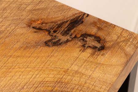 Masă laterală GASTON 65cm lemn de mango, cadru din metal negru [6]