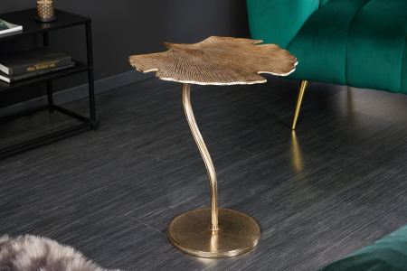 Masă laterală GINKGO LEAF 53cm aurie [3]