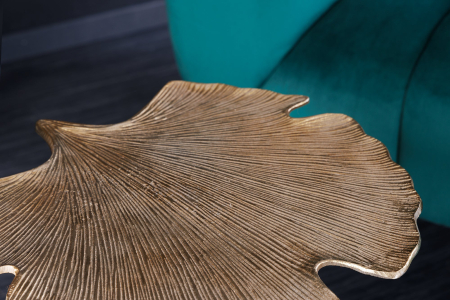 Masă laterală GINKGO LEAF 53cm aurie [4]