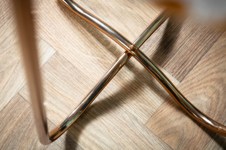 Masă laterală NOBLE 35cm,piatra de agat albastru alb cu blat detașabil [5]