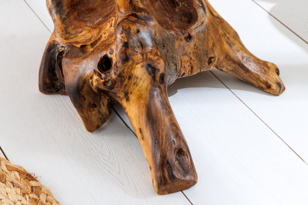 Măsuță ROOT 40 cm din lemn de tec natural [9]