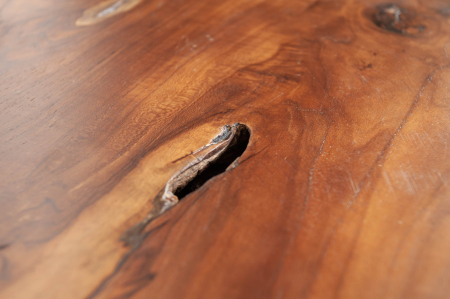 Măsuță auxiliară ROOT 40 cm din lemn masiv de tec [5]