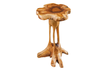 Masute de cafea - Măsuță ROOT 70 cm din lemn de tec natural