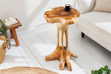 Măsuță ROOT 70 cm din lemn de tec natural [1]