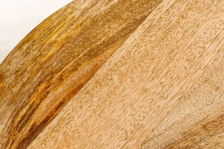 Masă laterală SIMPLY CLEVER 60cm din lemn natural de mango cu mâner negru [5]