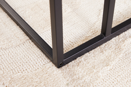 Masă laterală SLIM LINE 45cm aspect marmură antracit [6]