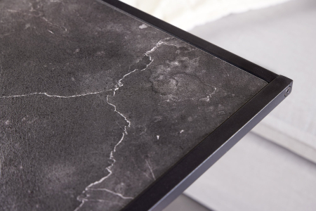 Masă laterală SLIM LINE 45cm aspect marmură antracit [3]