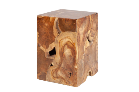 Living - Masă laterală SQUARE 30cm lemn de tec
