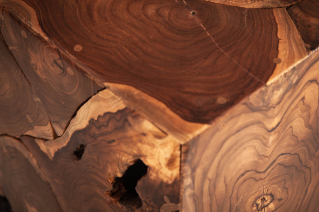 Masă laterală SQUARE 30cm lemn de tec [7]