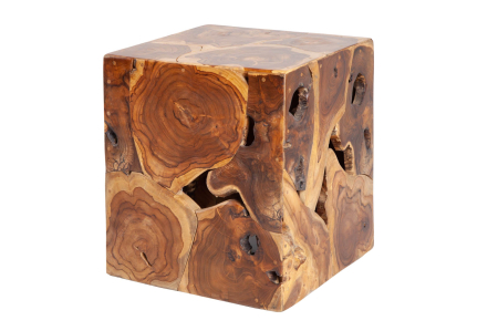 Living - Masă laterală SQUARE 40cm lemn de tec