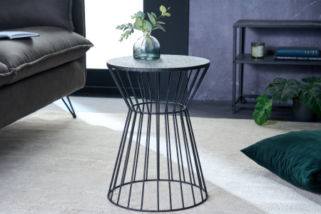 Masă laterală VARIATION 45cm metal vopsit negru în câmp electrostatic  [2]