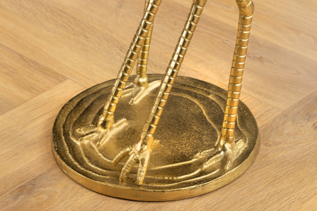 Masă laterală WILDLIFE CRANE 55cm aurie [12]