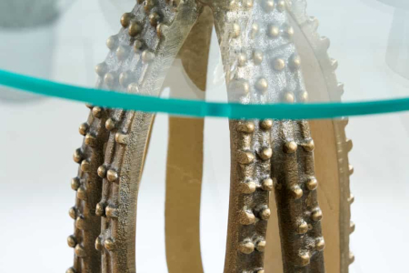 Masă laterală WILDLIFE OCTOPUS 70cm sticlă securizată 8mm [5]