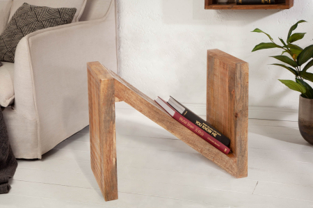 Masă laterală Z 60cm lemn de mango natural [4]