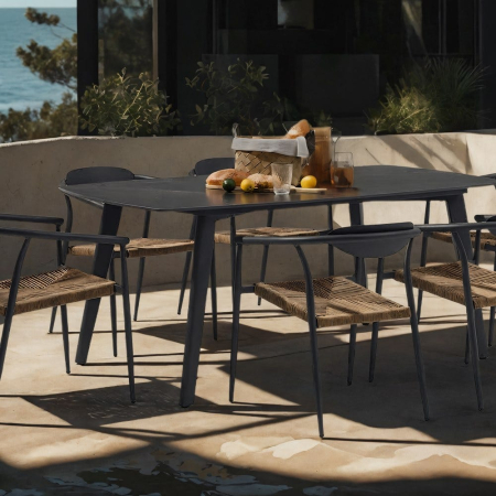 Masa de exterior Fossil stone 180 x 90 x 72 cm [3]
