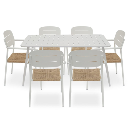 Masa de exterior Pankow alba 150 x 90 x 72 cm [1]
