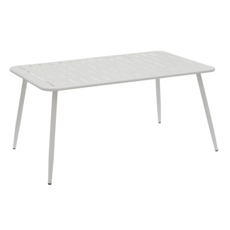 Mobilier Gradina - Masa de exterior Pankow alba 150 x 90 x 72 cm