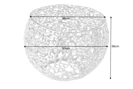 Masuta de cafea ABSTRACT LEAF, 55 cm [6]