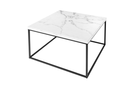 Living - Masuta de cafea ARCHITECTURE cu aspect de marmura, 45 cm