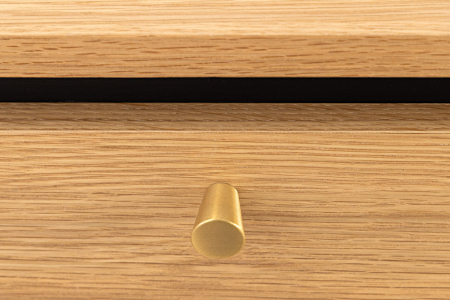 Masuta de cafea ATELIER din lemn de stejar natural, 120 cm [7]