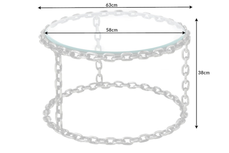Masuta de cafea CHAIN, 65 cm [6]