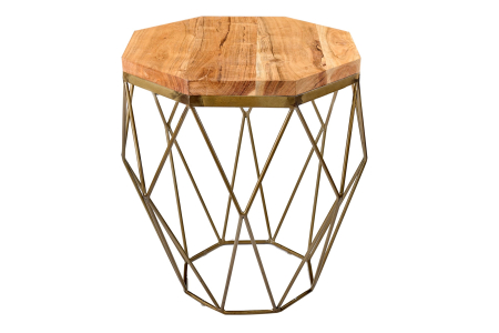 Masute de cafea - Masuta de cafea DIAMOND din lemn de salcam, 50 cm