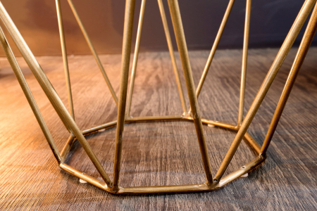 Masuta de cafea DIAMOND din lemn de salcam, 50 cm [5]