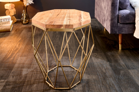 Masuta de cafea DIAMOND din lemn de salcam, 50 cm [1]