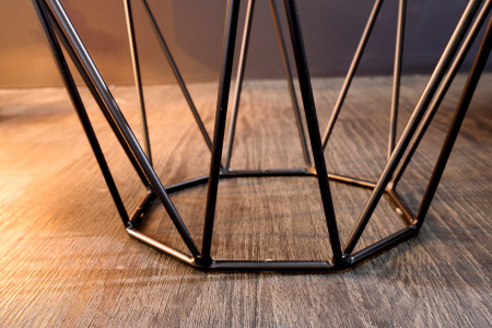 Masuta de cafea DIAMOND din marmura, 50 cm [5]