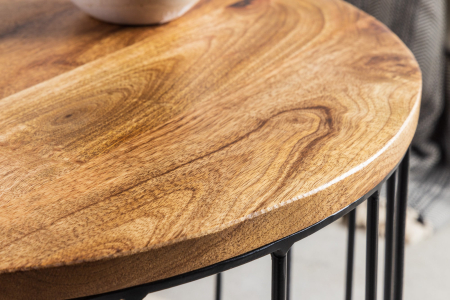 Masuta de cafea FACTORY LOFT din lemn de mango, 50 cm [4]