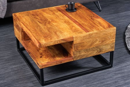 Masuta de cafea GIANT din lemn sheesham, 60 cm [2]
