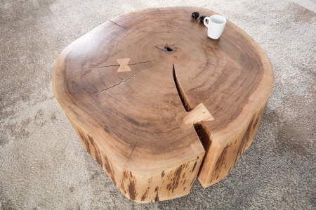 Masuta de cafea Goa din lemn de salcam , 60 cm [2]