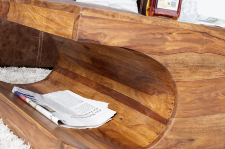 Masuta de cafea Goa din lemn de Sheesham , 118 cm [4]
