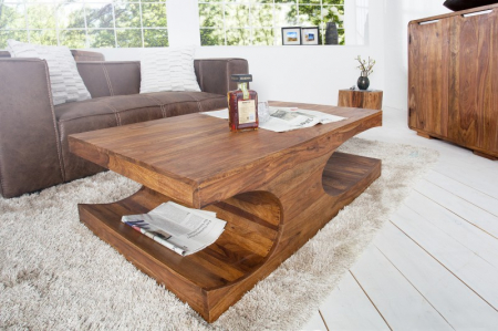 Masuta de cafea Goa din lemn de Sheesham , 118 cm [2]