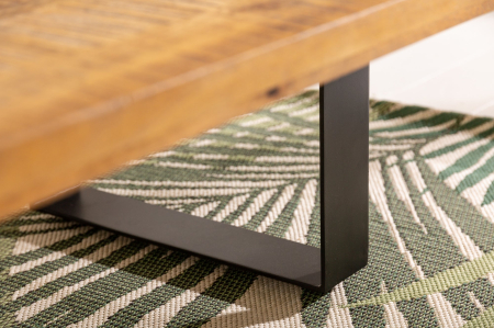 Masuta de cafea IRON CRAFT din lemn de mango, 100 cm [2]